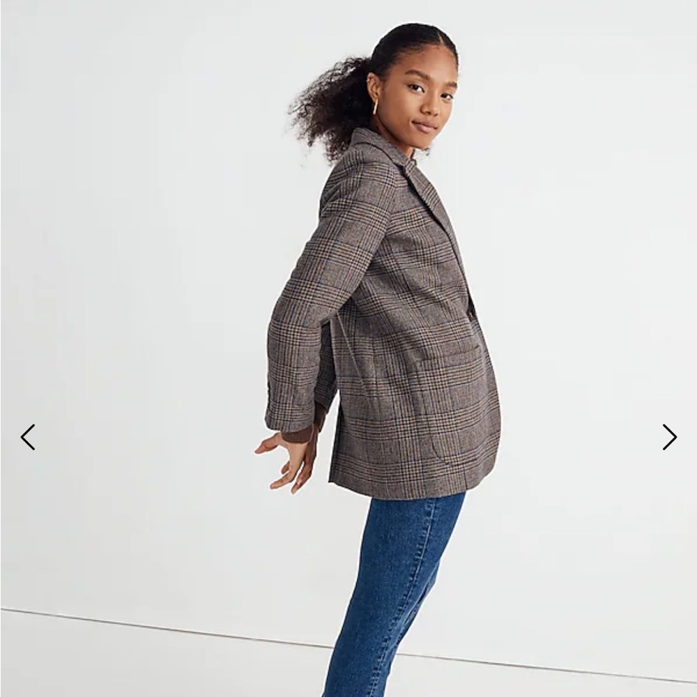 Madewell NWT Plaid Larsen Blazer